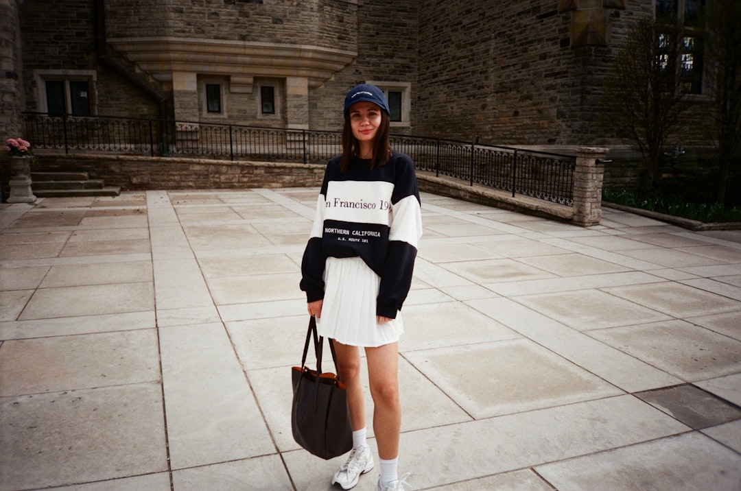 Photo sweatshirt dress